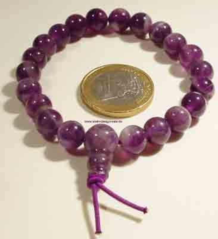 Amethyst POWER BEAD ARMBAND