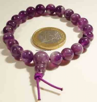 Amethyst POWER BEAD ARMBAND