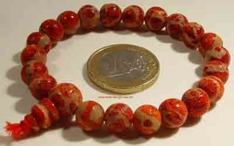 Koralle  POWER BEAD-ARMBAND