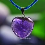 Amethyst Anh�nger Edelstein Herzform