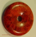 Koralle rot Donut 30mm