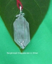 Bergkristall roh, Anh�nger  Doppelender