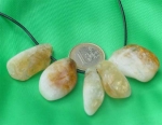 Citrin Edelstein Anh�nger Tropfenform