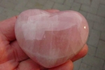 Rosenquarz Herz  Handschmeichler
