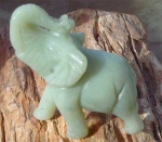 Gl�ckslefant aus Jade