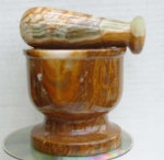 M�rser mit St�ssel, aus Onyx Marmor