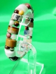 Steine Mix, Panzerarmband